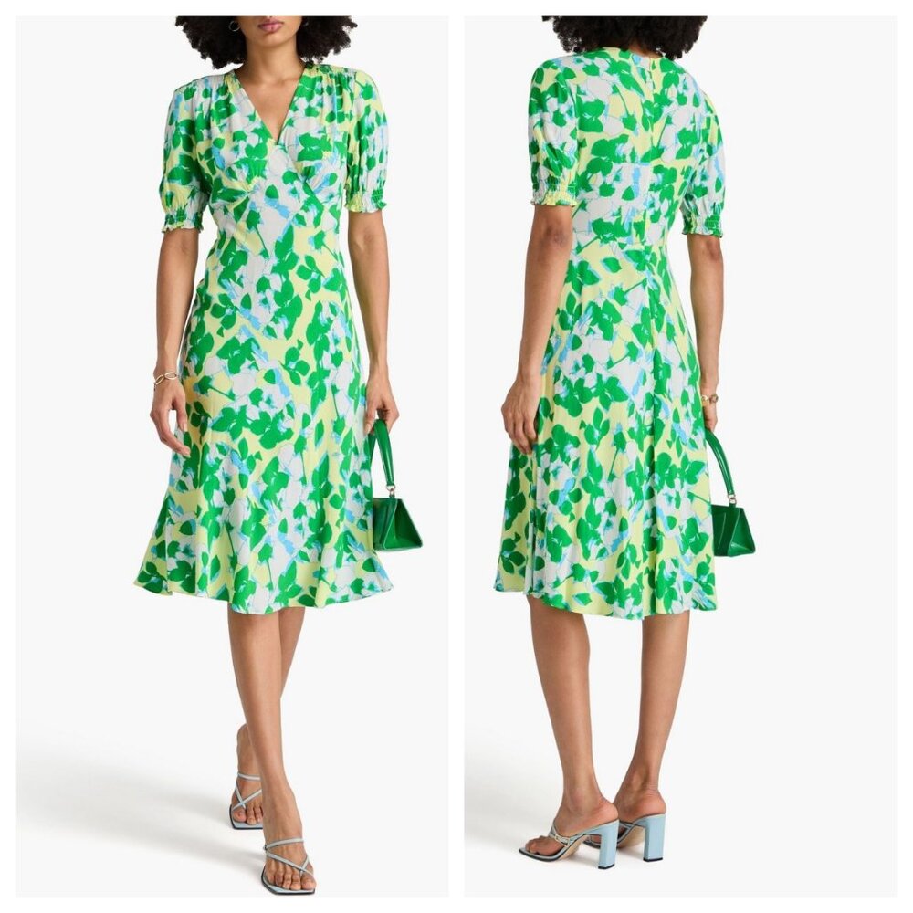 Diane Von Furstenberg Jemma Floral Midi Dress
